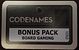 Codenames: Bonus Pack – Board Gaming (English)