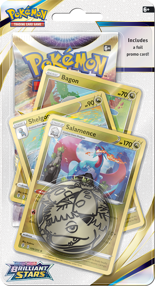 Pokémon TCG: Brilliant Stars Premium Checklane Blister - Salamence