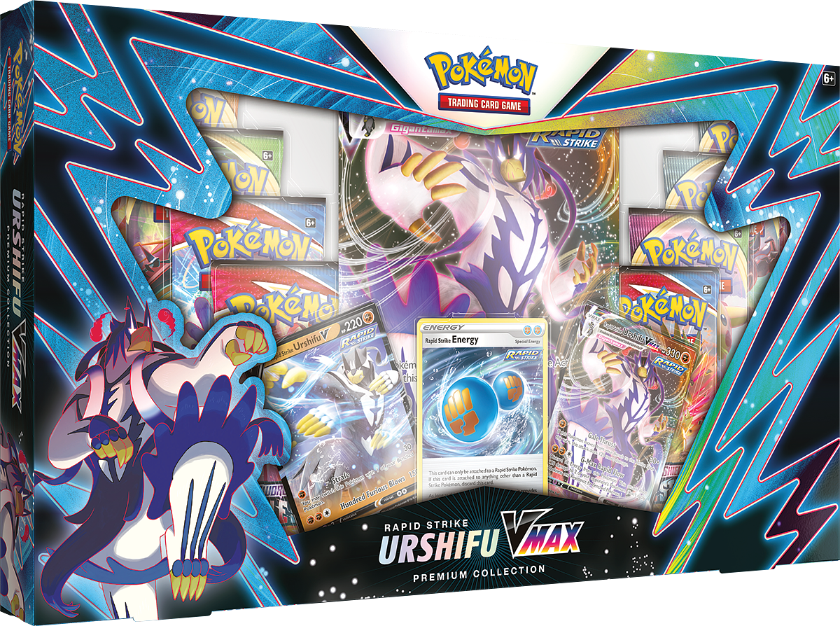Pokemon TCG: Urshifu Rapid Strike VMAX Premium