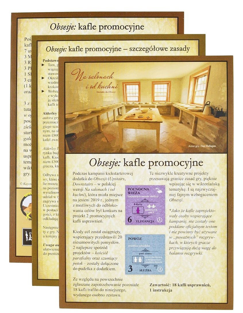 Obsesje: Kafle promocyjne