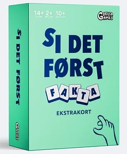 Say It First: Facts Extra Cards