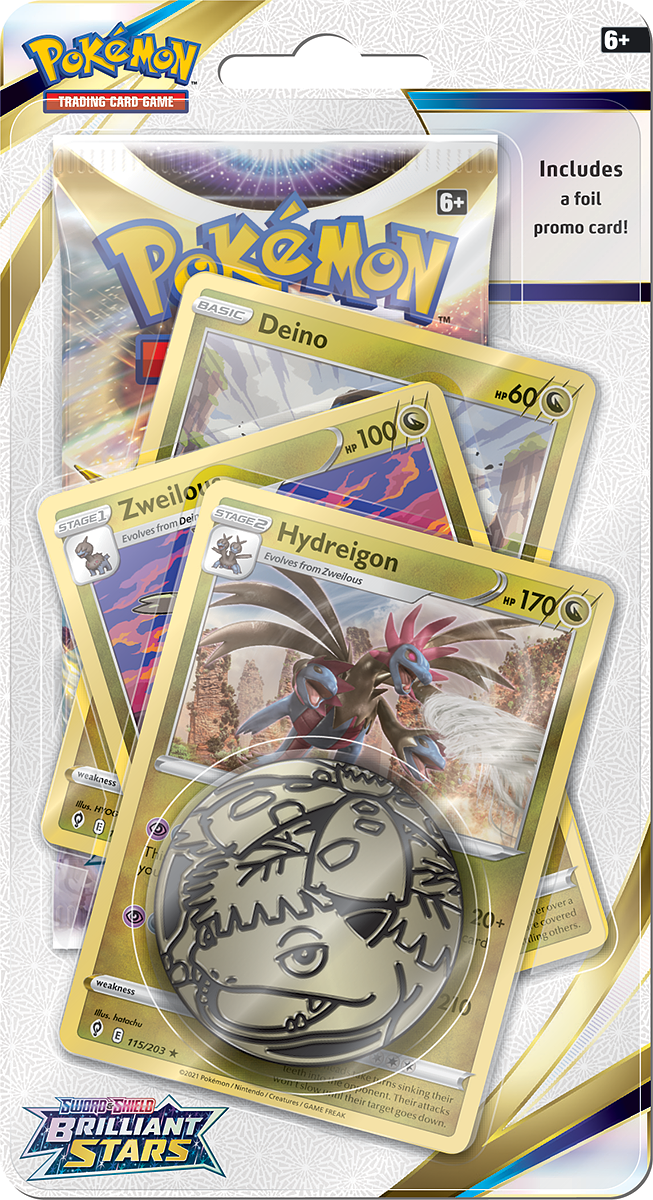 Pokémon TCG: Brilliant Stars Premium Checklane Blister - Hydreigon