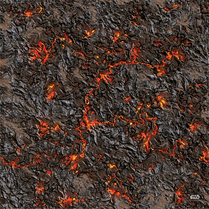 Star Wars Legion: Sullust Game Mat