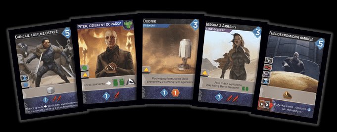 Diuna: Imperium - Zestaw 5 kart promocyjnych