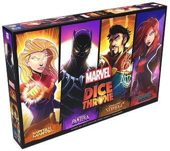Dice Throne Marvel: Box 2 (Czarna Pantera, Kapitan Marvel, Doktor Strange, Czarna Wdowa)