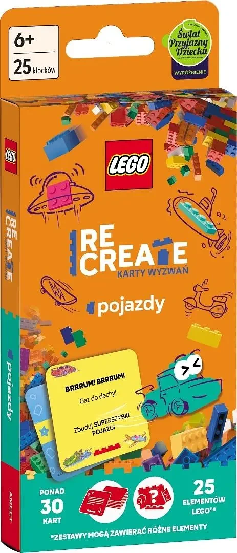 LEGO Recreate: Karty wyzwań - Pojazdy