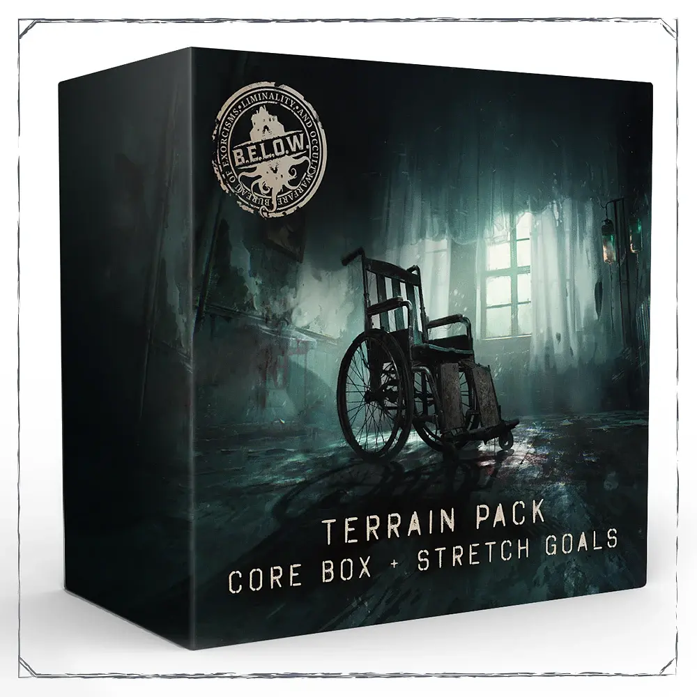 B.E.L.O.W.: The Asylum – Terrain Pack (Core Box + Stretch Goals)