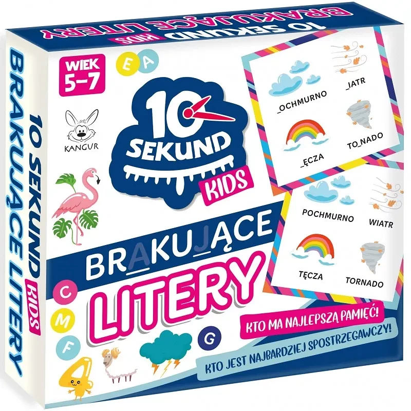 10 Sekund Kids: Brakujące litery