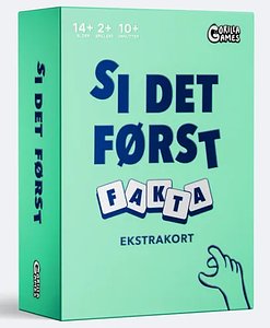 Say It First: Facts Extra Cards