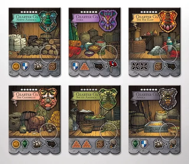 Endeavor: Age of Sail - Charter Companies Mini-Expansion
