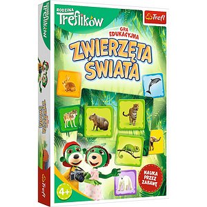 Gra edukacyjna: Zwierzęta Świata (Rodzina Treflików)