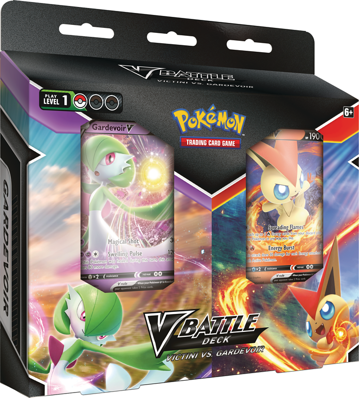 Pokemon TCG: V Battle Deck Bundle  May Victini vs. Gardevoir