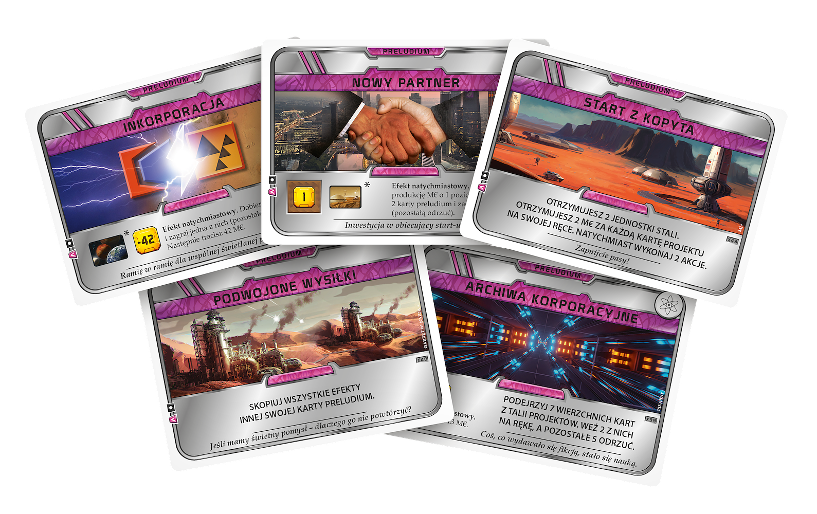 Terraformacja Marsa: Zestaw dodatkowy #8 (5 kart)