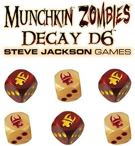 Munchkin Zombies Decay d6