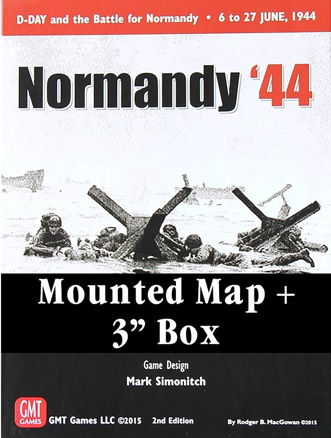 Normandy '44: Mounted Map +  3" Box