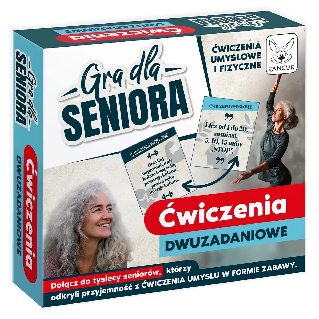 Gra dla seniora: Ćwiczenia dwuzadaniowe