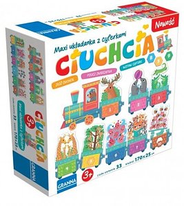 Maxi układanka: Ciuchcia