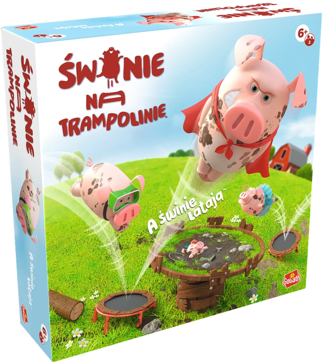 Świnie na trampolinie