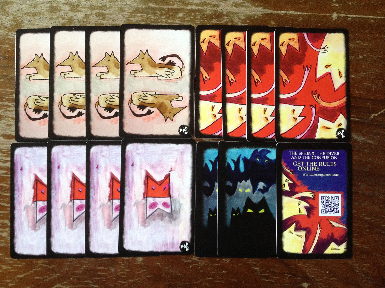 Onirim (Second Edition): Sphinx, Diver and Confusion Promo Cards