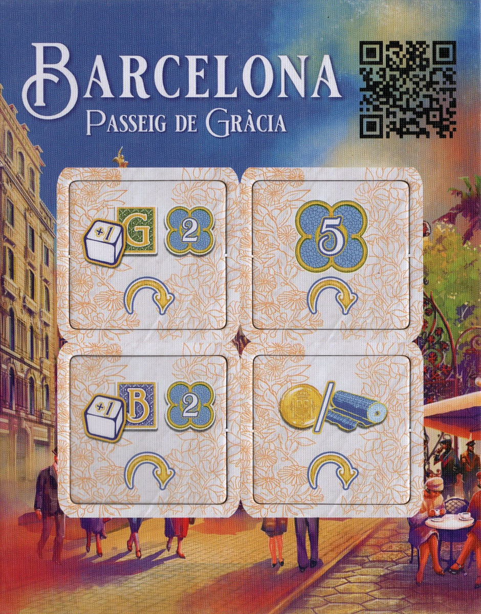 Barcelona: Passeig de Gràcia – New Building Bonus Tiles