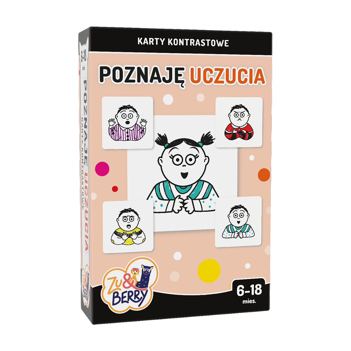 Karty kontrastowe: Poznaję uczucia