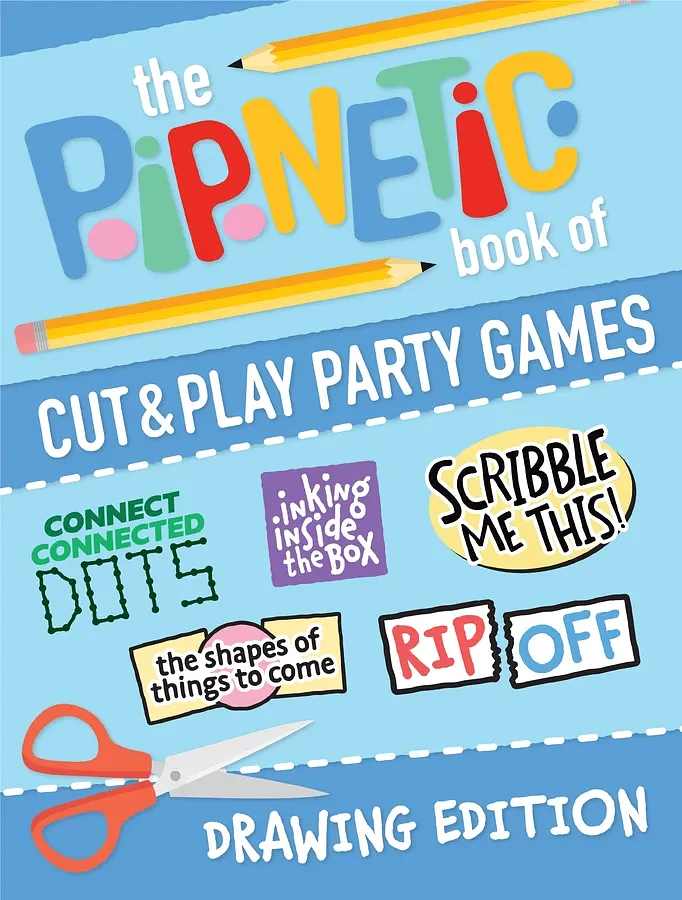The Pipnetic Book of Cut and Play Party Games: Drawing Edition