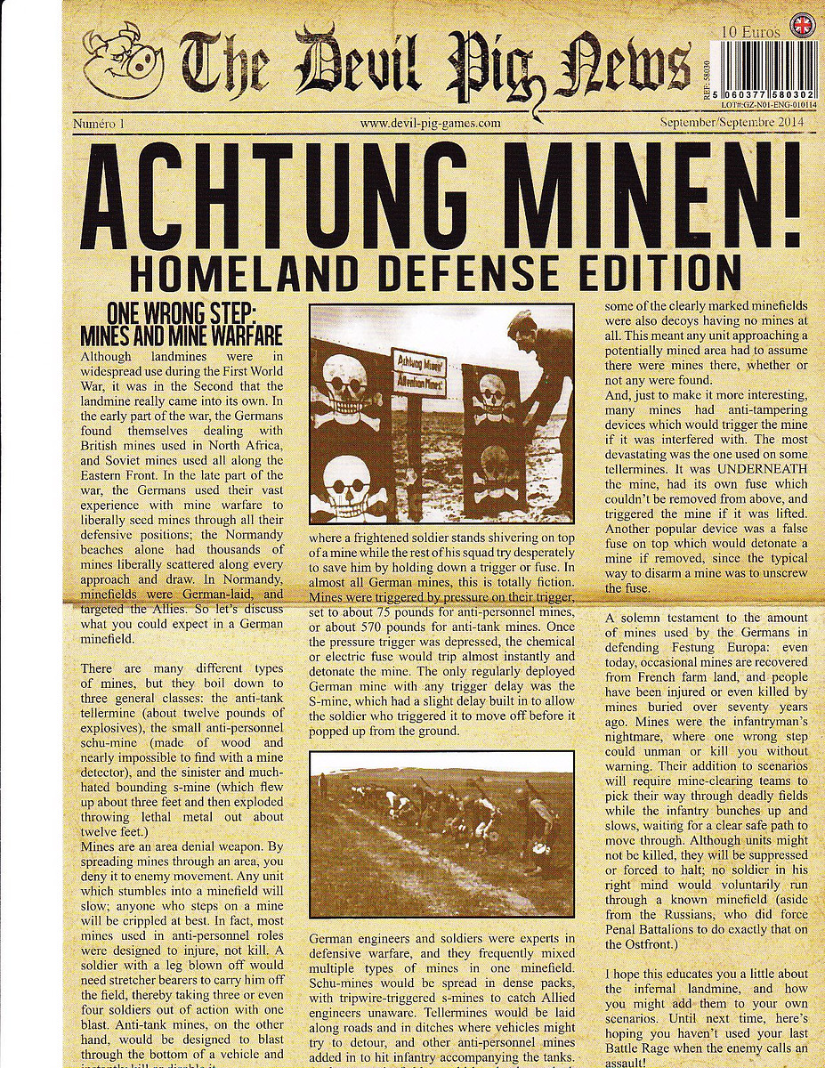 Heroes of Normandie: Gazette #1