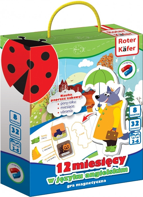 12 miesięcy w języku angielskim - Gra magnetyczna