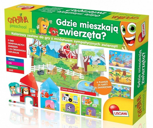 Carotina: Gdzie mieszkają zwierzęta?