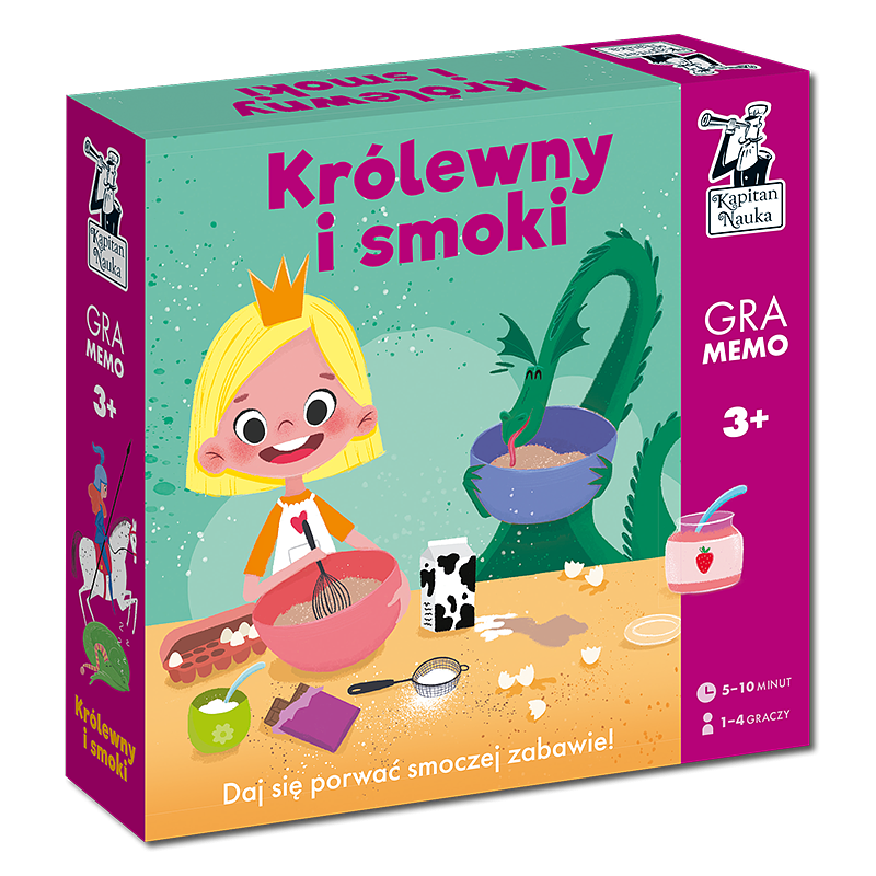 Gra memo: Królewny i smoki