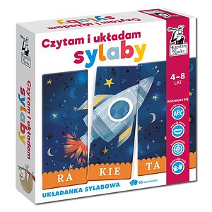 Czytam i układam sylaby: Zestaw Rakieta
