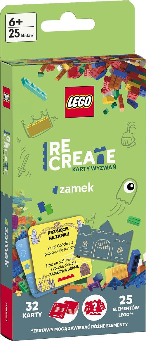 LEGO Recreate: Karty wyzwań - Zamek