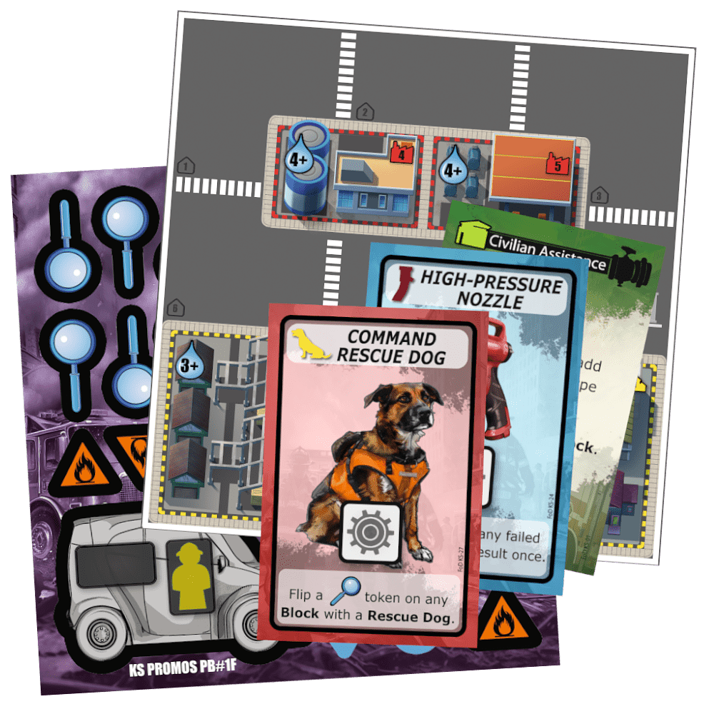 Firefighters on Duty: Kickstarter Promos