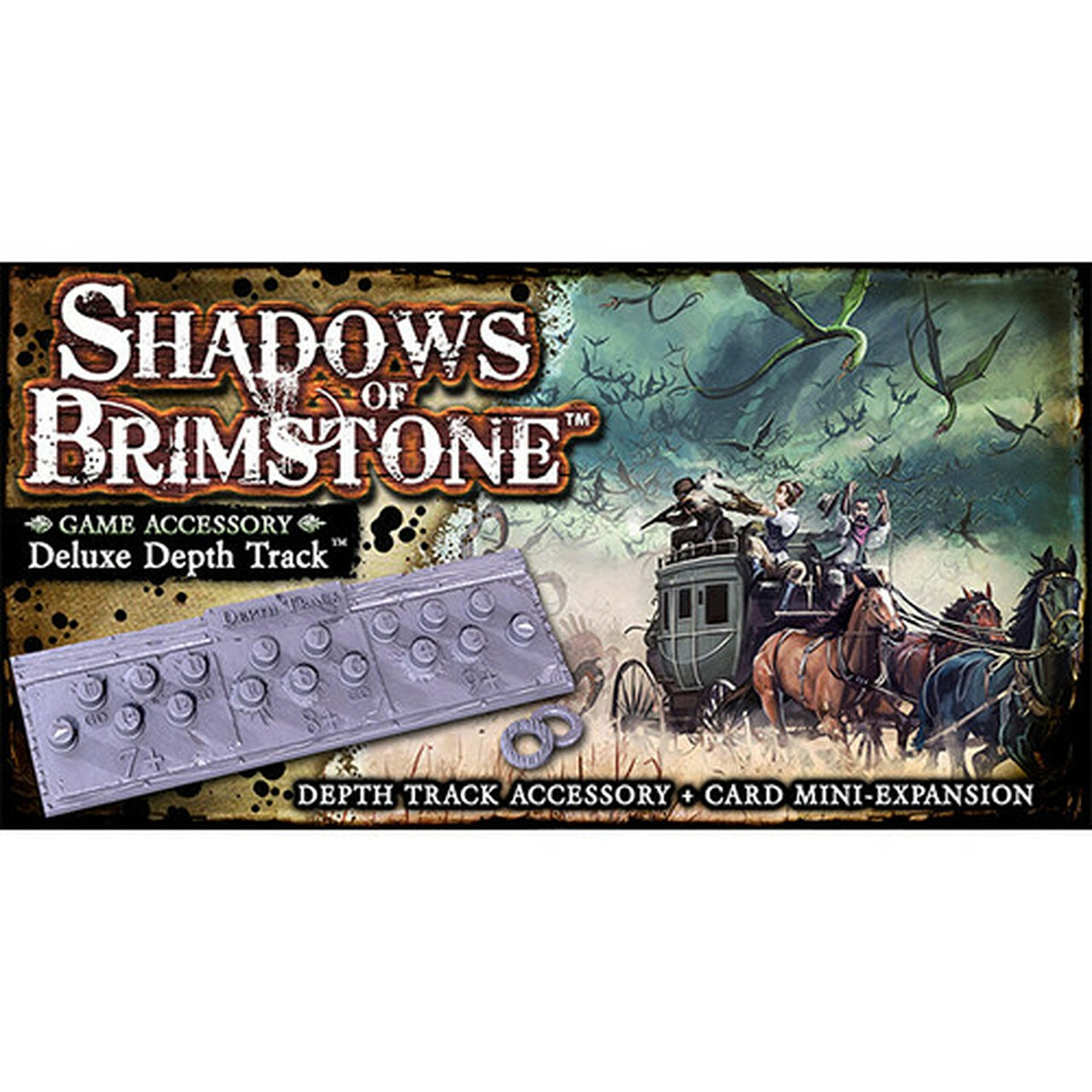 Shadows of Brimstone: Deluxe Depth Track and Card Mini-Expansion