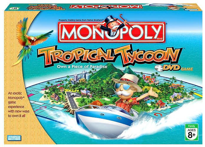 Monopoly: Tropical Tycoon DVD Game