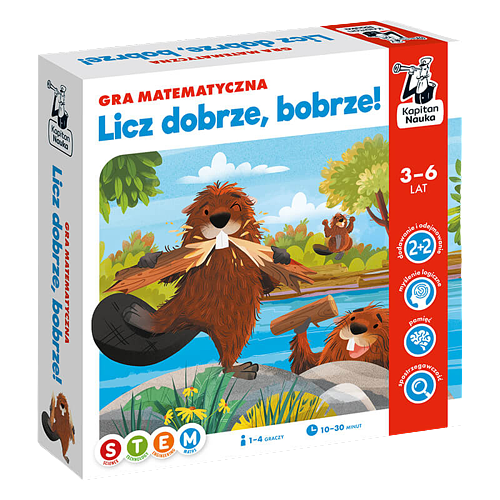 Gra matematyczna: Licz dobrze, bobrze