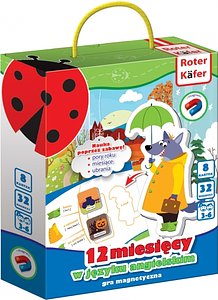 12 miesięcy w języku angielskim - Gra magnetyczna