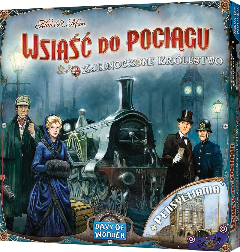 Wsiąść do pociągu: Kolekcja map 5 - Zjednoczone Królestwo i Pensylwania