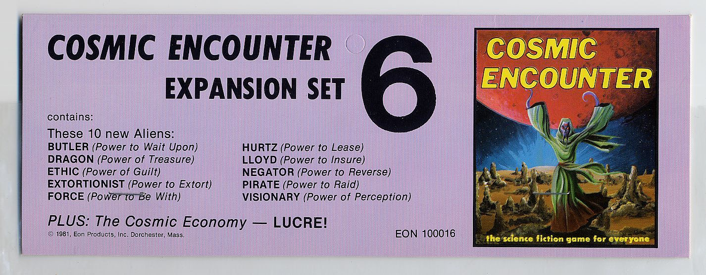 Cosmic Encounter: Expansion Set #6