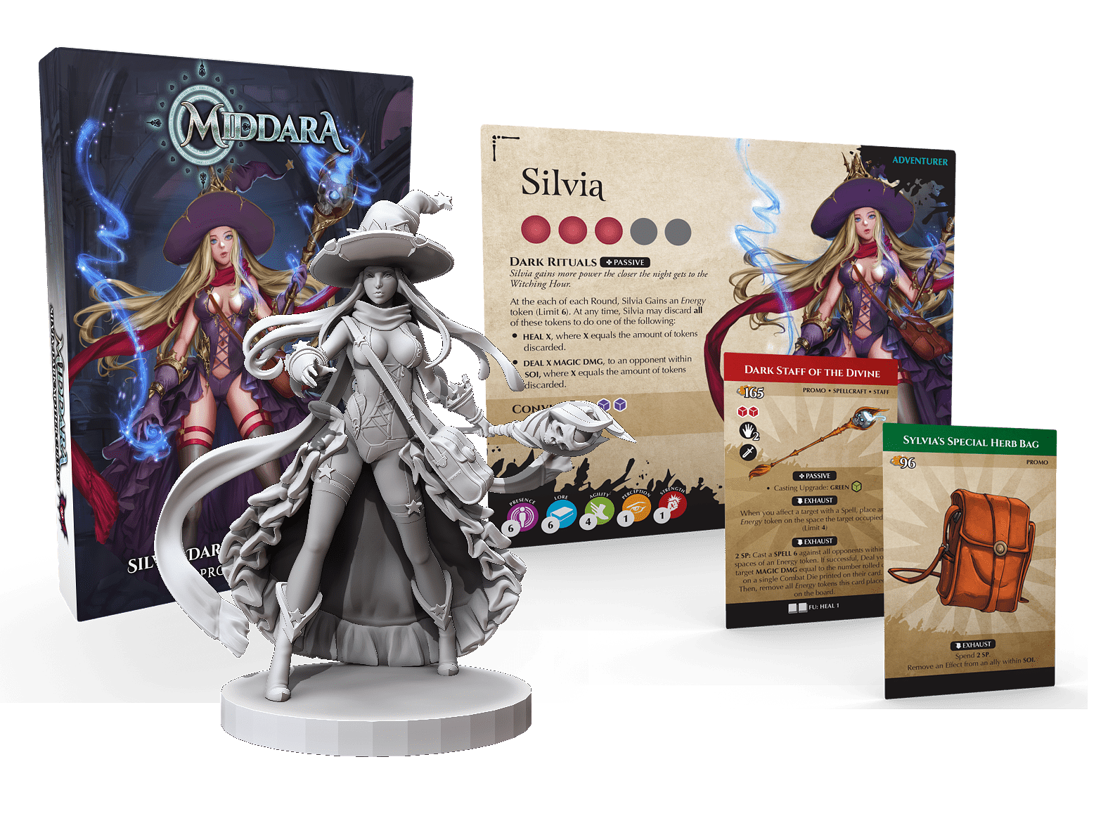 Middara: Silvia, Dark Mother Cultist Resin Kit