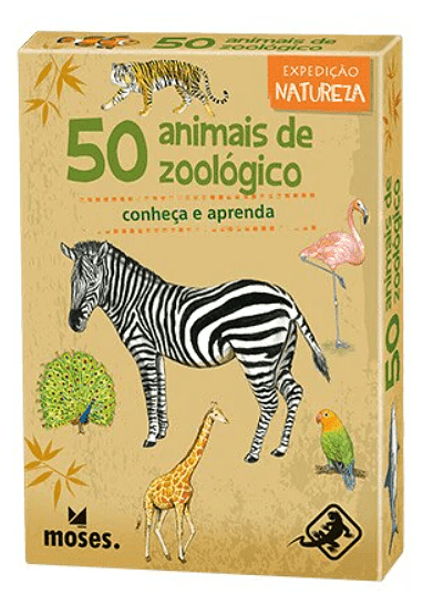 50 animais de zoológico