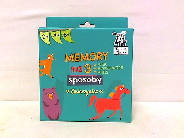 Memory na 3 sposoby: Zwierzyniec (zielony)