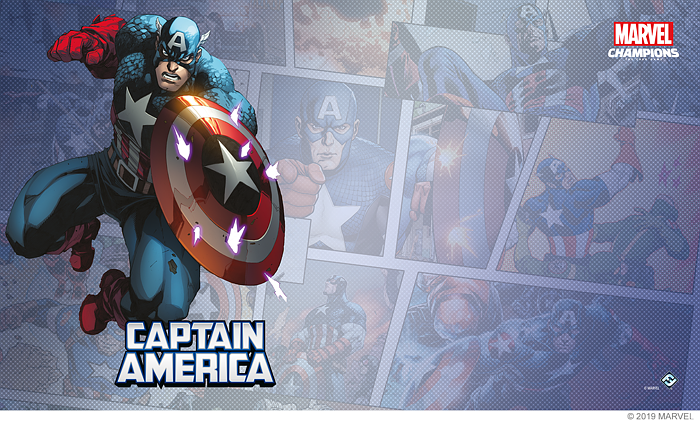 Marvel Champions: Captain America Game Mat