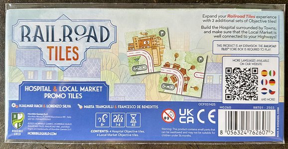 Railroad Tiles: Hospital & Local Market Promo Tiles