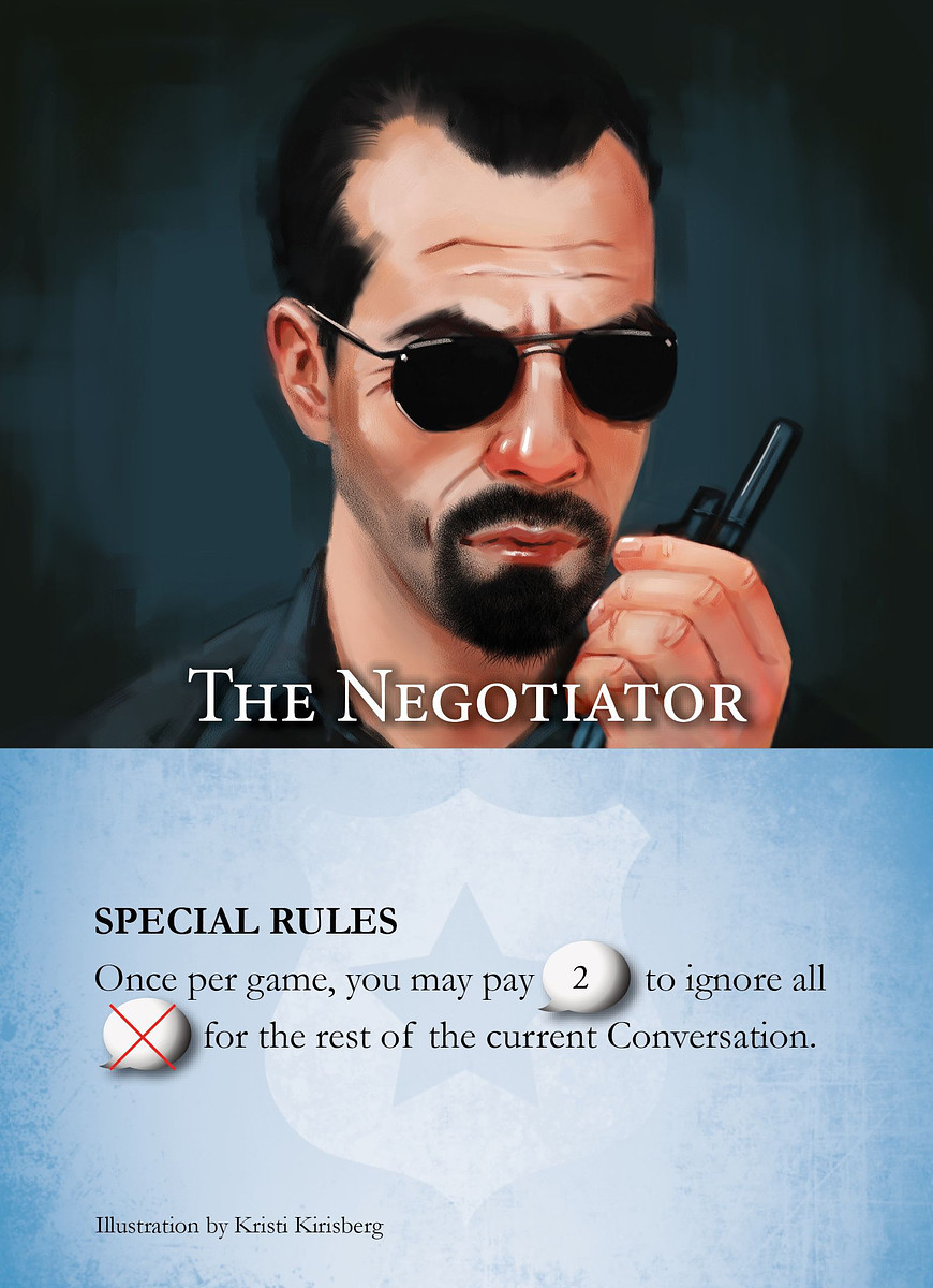 Hostage Negotiator: Negotiator Cards – Series 1