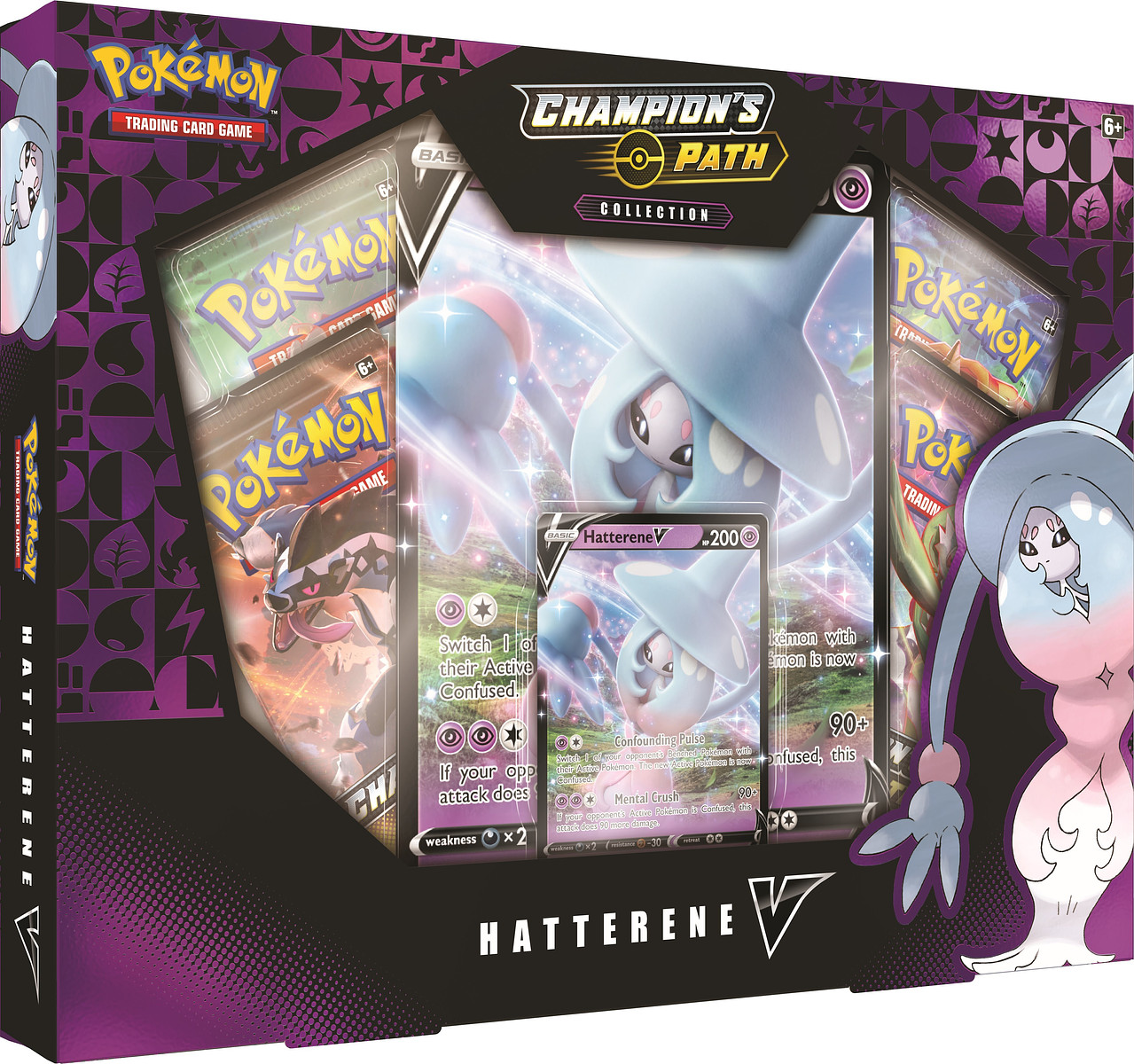 Pokemon TCG: 3.5 Champion's Path - VBox October Hatterene