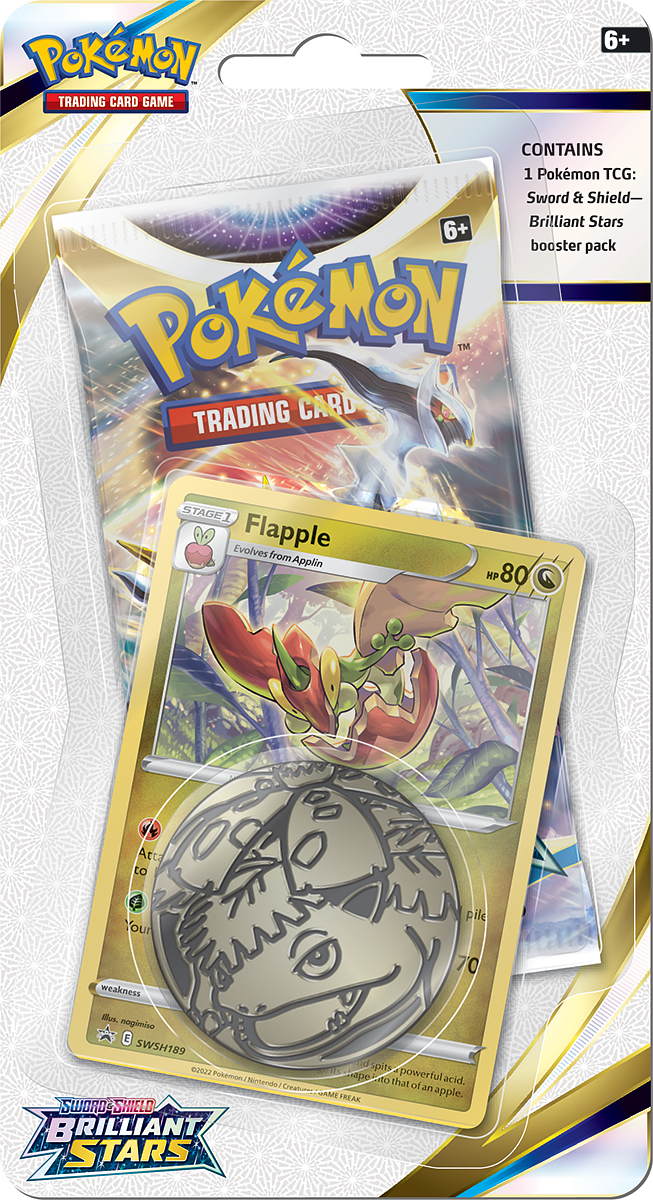 Pokémon TCG: Brilliant Stars Checklane Blister - Flapple
