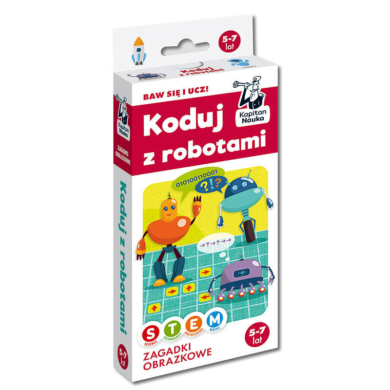 Zagadki obrazkowe: Koduj z robotami