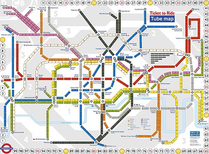 London Underground (fan expansion to Ticket to Ride)