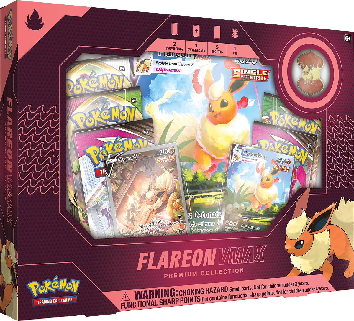 Pokémon TCG: Vmax Box Flareon